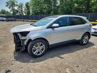2019 Ford Edge Sel Silver vin: 2FMPK4J9XKBC28436
