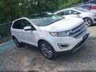 2016 Ford Edge Titanium White vin: 2FMPK4K80GBC46716