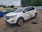 2017 Ford Edge Titanium White vin: 2FMPK4K84HBC25160