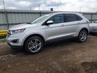 2017 Ford Edge Titanium Silver vin: 2FMPK4K97HBC15151