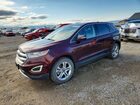 2017 Ford Edge Titanium Burgundy vin: 2FMPK4K9XHBC10333