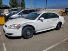 2016 Chevrolet Impala Limited Police White vin: 2G1WD5E31G1102610