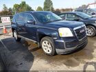 2016 Gmc Terrain Sle-1 Dark Blue vin: 2GKALMEK1G6146989