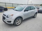 2017 Chevrolet Equinox Ls Silver vin: 2GNALBEK1H1560053