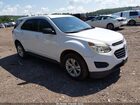2017 Chevrolet Equinox Ls White vin: 2GNALBEK4H1603736