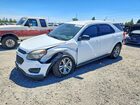2017 Chevrolet Equinox Ls White vin: 2GNALBEK5H1516668