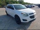2016 Chevrolet Equinox Ls White vin: 2GNALBEK6G1135345