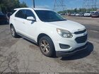 2016 Chevrolet Equinox Ls White vin: 2GNALBEK7G6207835