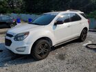 2017 Chevrolet Equinox Lt White vin: 2GNALCEK1H6133187