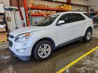2016 Chevrolet Equinox Lt White vin: 2GNALCEK5G6276416