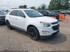 2017 Chevrolet Equinox Lt White vin: 2GNALCEK6H6213424