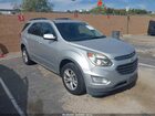 2017 Chevrolet Equinox Lt Серебряный vin: 2GNALCEKXH1535125