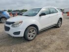 2017 Chevrolet Equinox Ls White vin: 2GNFLEEK6H6187862