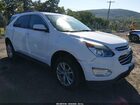 2017 Chevrolet Equinox Lt White vin: 2GNFLFEK2H6240403