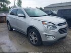 2016 Chevrolet Equinox Ltz Silver vin: 2GNFLGEK3G6297259