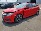 2017 Honda Civic Touring Red vin: 2HGFC1F93HH656604