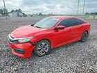 2016 Honda Civic Lx Red vin: 2HGFC2F54GH544735