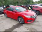 2018 Honda Civic Lx Красный vin: 2HGFC2F59JH541725