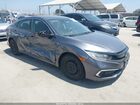 2019 Honda Civic Lx Gray vin: 2HGFC2F6XKH584951