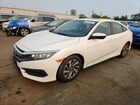 2018 Honda Civic Ex White vin: 2HGFC2F71JH518411