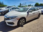 2016 Honda Civic Ex White vin: 2HGFC2F7XGH014917