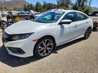 2019 Honda Civic Sport White vin: 2HGFC2F82KH581298
