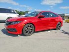 2019 Honda Civic Sport Red vin: 2HGFC2F8XKH548579