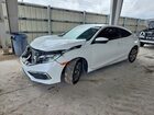 2020 Honda Civic Lx White vin: 2HGFC4B68LH300364