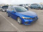 2022 Honda Civic Lx Blue vin: 2HGFE2F23NH583605