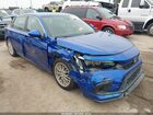2022 Honda Civic Lx Blue vin: 2HGFE2F2XNH516550