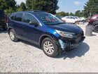 2016 Honda Cr-v Ex Blue vin: 2HKRM3H5XGH501021