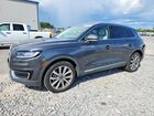 2019 Lincoln Nautilus Select Gray vin: 2LMPJ8KP5KBL33638