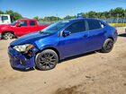 2016 Toyota Corolla S Plus Blue vin: 2T1BURHE0GC500399