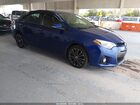 2016 Toyota Corolla S Plus Blue vin: 2T1BURHE0GC617903