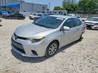 2016 Toyota Corolla L Silver vin: 2T1BURHE0GC672996
