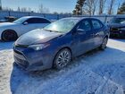 2018 Toyota Corolla L Blue vin: 2T1BURHE1JC966530