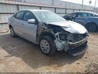 2018 Toyota Corolla Le Silver vin: 2T1BURHE1JC969878