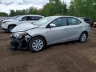 2016 Toyota Corolla L Silver vin: 2T1BURHE2GC551192
