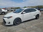 2019 Toyota Corolla Le White vin: 2T1BURHE3KC152266