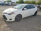 2019 Toyota Corolla Le White vin: 2T1BURHE3KC231422