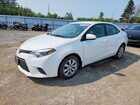 2016 Toyota Corolla L White vin: 2T1BURHE7GC687382
