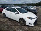 2018 Toyota Corolla Le White vin: 2T1BURHE9JC985228