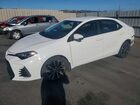 2019 Toyota Corolla Se White vin: 2T1BURHE9KC186776