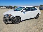 2016 Toyota Corolla S Plus White vin: 2T1BURHEXGC676800