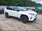 2019 Toyota Rav4 Hybrid Xse White vin: 2T3EWRFV7KW008736