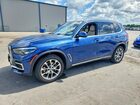 2022 Bmw X5 Xdrive40i Blue vin: 5UXCR6C07N9K71186