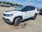 2023 Jeep Compass Trailhawk White vin: 3C4NJDDN3PT544277