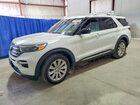 2020 Ford Explorer Limited White vin: 1FMSK8FH1LGA12907