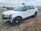 2019 Ford Explorer Police Interceptor White vin: 1FM5K8AR6KGB22931