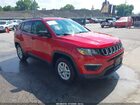 2018 Jeep Compass Sport Fwd Красный vin: 3C4NJCAB0JT405610